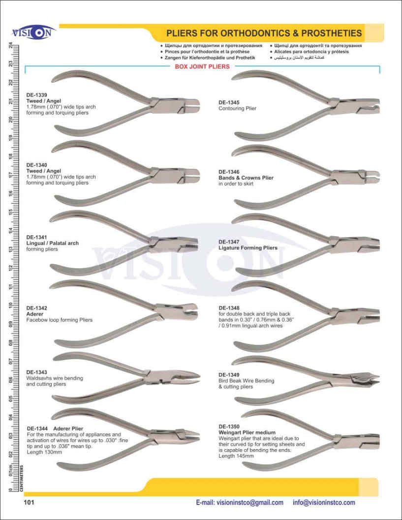 Vision Instruments Company Instruments